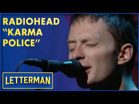 Radiohead - "Karma Police" (1997) | David Letterman