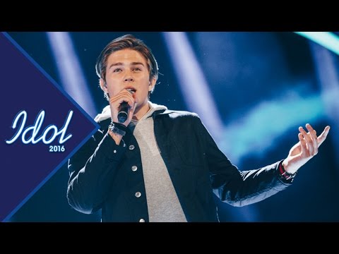 Feliks Parik sjunger Perfect strangers i Idol 2016 - Idol Sverige (TV4)