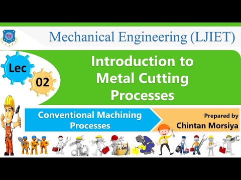 L 01 Machine tool and machining processes | Conventional Machining Processes | Mechanical