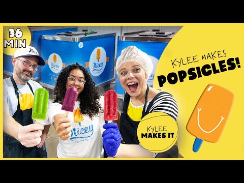 Kylee Makes Popsicles | Tour a Popsicle Shop & Learn How to Make Ice Pops!