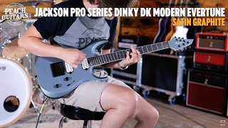 Video thumbnail for No Talking...Just Tones | Jackson Pro Series Dinky DK Modern EverTune 6 | Ebony - Satin Graphite by Peach Guitars