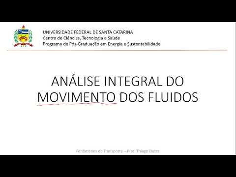 Introdução à Analise Integral do Movimento dos Fluidos