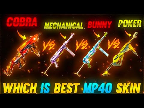 TOP 5 MP40 GUN SKIN IN FREE FIRE || BEST MP40 GUN SKIN IN FREE FIRE | GARENA FREE FIRE @Enjoy Gaming