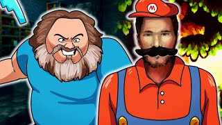 Steve vs. Mario - Central Rap Battles