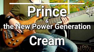 Prince & The New Power Generation - Cream [TABS] bass cover 🎸