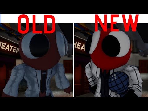 FNF VS Rainbow Friends OLD Red VS NEW Red