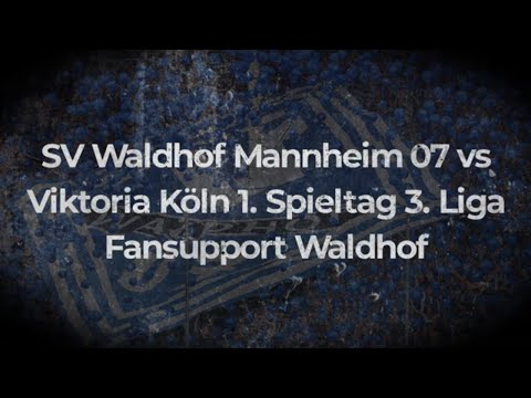 SV Waldhof Mannheim 07 vs Viktoria Köln 1. Spieltag 3. Liga Fans