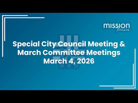 Special City Council Meeting March 4, 2026