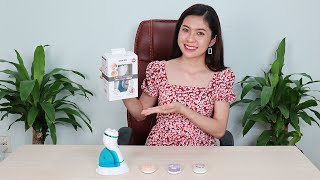 Video máy massage và rửa mặt pin sạc CNAIER AE-8286B 4 đầu - 4in1, hỗ trợ cải thiện làn da tối ưu