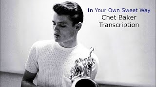 In Your Own Sweet Way/Dave Brubeck-Chet Baker's (Bb) Transcription. Transcribed by Carles Margarit