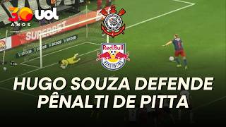 HUGO SOUZA DEFENDE PÊNALTI DE PITTA E MANTÉM CORINTHIANS EM VANTAGEM CONTRA O RED BULL BRAGANTINO