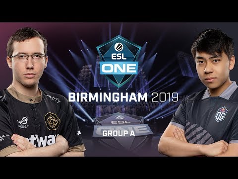 Dota2 - Ninjas in Pyjamas vs. OG - Game 1 - Group A - ESL One Birmigham 2019