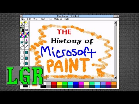 1985年-2017年微軟Paint的歷史【LGR回顧】。 (History of Microsoft Paint 1985 - 2017 [LGR Retrospective])