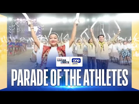 PARADE OF ATHLETES FROM ACROSS THE REGION | Ilocos Norte – 2025 Palarong Pambansa