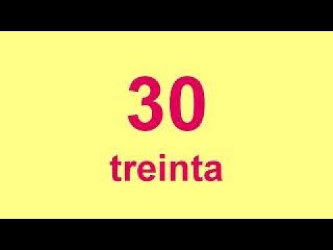 Count to 30 - Spanish - The Big Numbers Song - Spanish Numbers