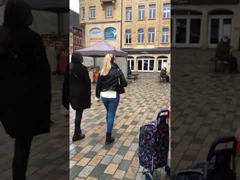 Morning Street Bazar in Esch, Luxembourg