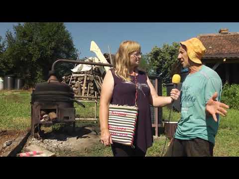 Pecenje rakije u Radjevini - Razgovori pokraj puta - Obicaji Radjevine - Dobrivoje i Dobrila Panteli