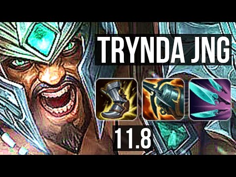 TRYNDAMERE vs MASTER YI (JUNGLE) (DEFEAT) | 2.9M mastery, 7 solo kills | EUW Diamond | v11.8