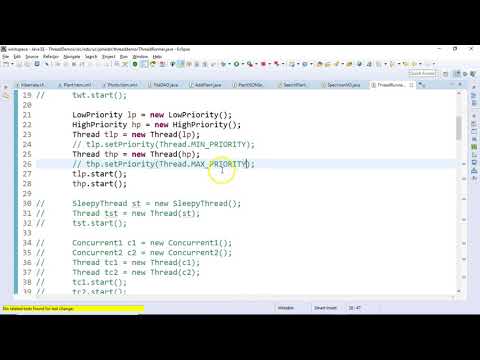 Thread Code Demonstration In Java Yield Sleep Priority
