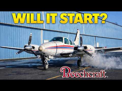 We Found a Beechcraft Baron Sitting for YEARS… Will It Start?
