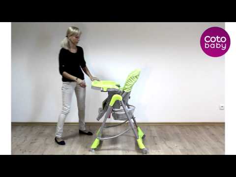 Coto Baby MAMBO Green Barošanas Krēsls