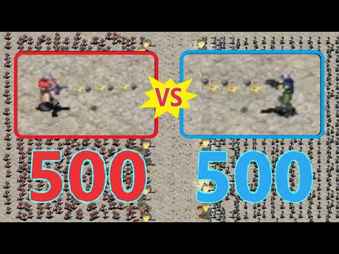 When infantry are using Tank Shells - Red Alert 2