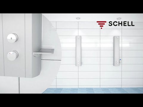 Schell Linus - Sprchový panel, eloxovaný hliník 008030899