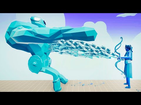 FREEZING ARTEMIS TURNING EVERY UNIT TO ICE | TABS Totally Accurate Battle Simulator