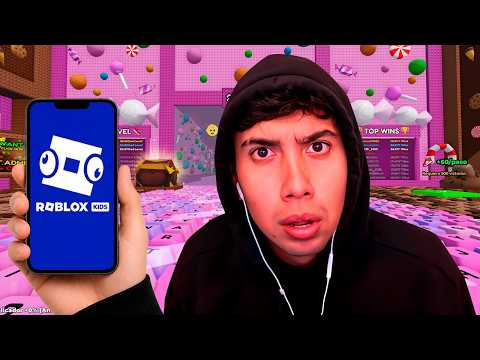 PROBANDO ROBLOX KIDS POR PRIMERA VEZ!🟦