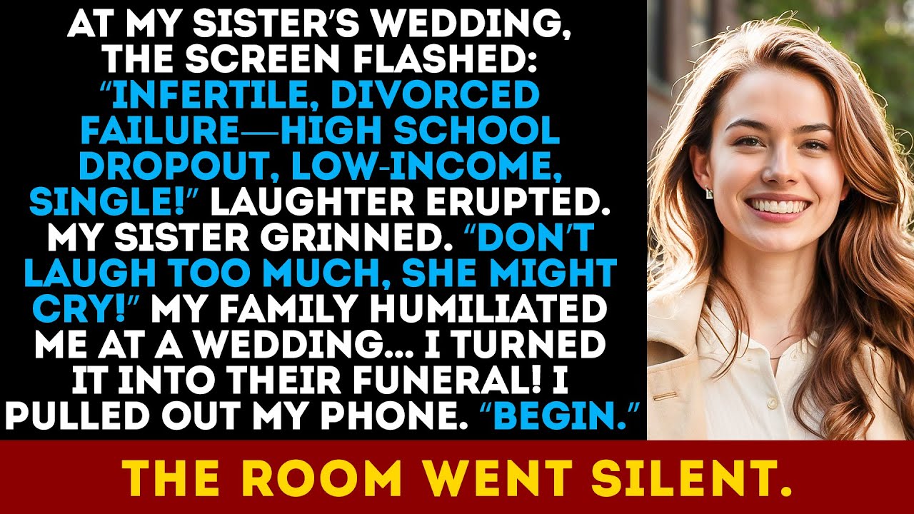 At My Sister’s WEDDING RECEPTION, the Big Screen Exposed Everything, And There Was No Turning Back.