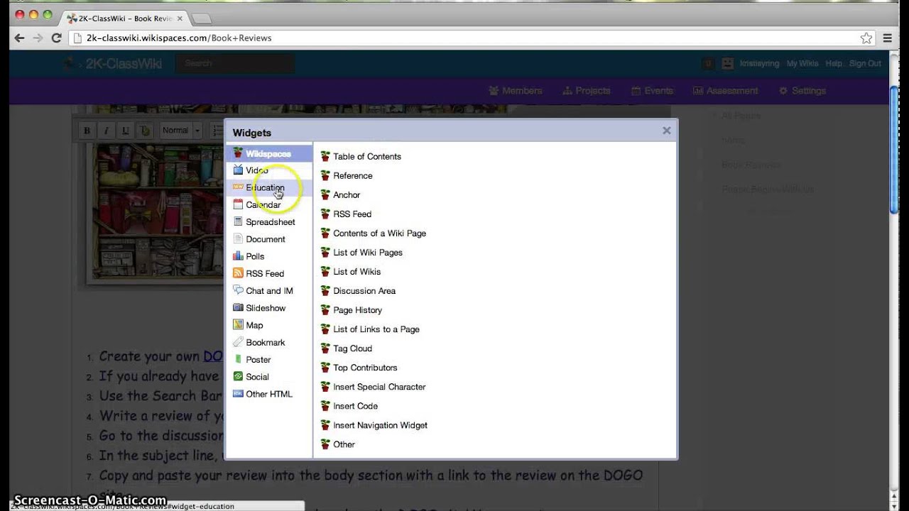 Wikispaces Classroom Tutorial