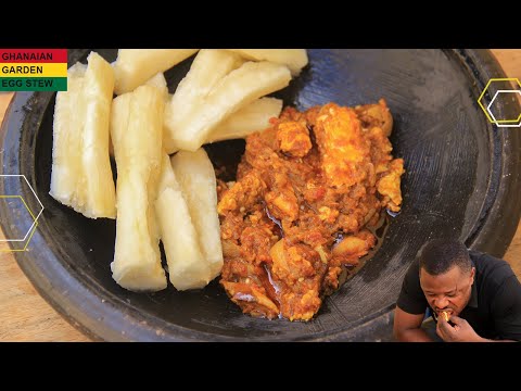 A Simple Ghanaian Garden Egg Stewπ¬π|| Eggplant Stew Recipe With Boiled Cassava