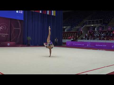 FIG 21st Irina Deleanu Cup 2022 SVK Timkova Adriana Slovak GymnasticsFederation Seniors 2006+ ribbon
