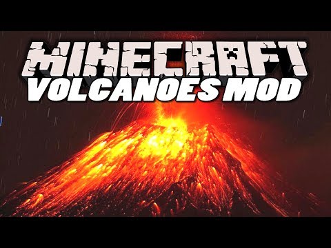 Discover INSANE VOLCANO MOD in Minecraft!