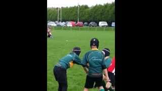 preview picture of video 'Perranporth RFC Mini's & Junior's U10s -v-  Camborne 1try.mp4'