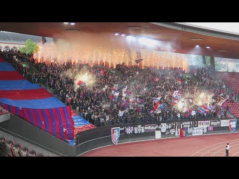 FCZ-FCB: Intro der Muttenzerkurve - 25.04.2019