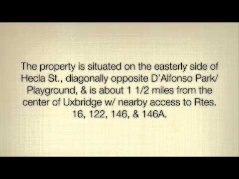 132 Hecla Street, UXBRIDGE, MA