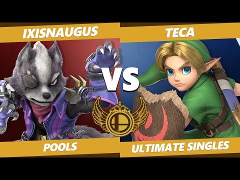 UKIE SSBU Circuit - IxisNaugus (Wolf) Vs. Teca (Young Link) Smash Ultimate Tournament Pools