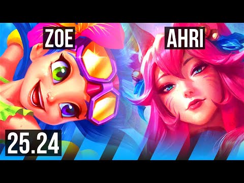 ZOE vs AHRI (MID) | KR Master | 25.24