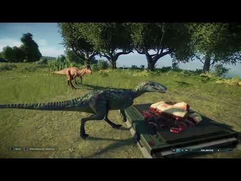 Jurassic World Evolution 2: Australovenator vs Cryolophosaurus