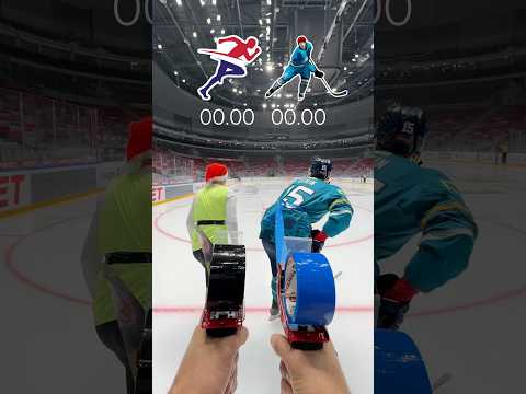 ❌💨 ATHLETE VS HOCKEY PLAYER | WHO WILL BE FASTER!? 👀