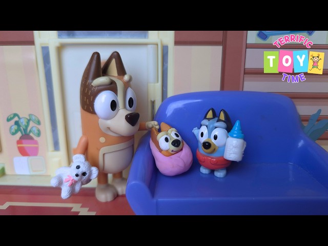 Bluey helps look after baby Bingo | Bluey Toys SDDEFAULT Thumbnail