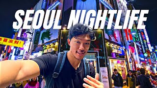 WILD Night In Seoul Korea - Hongdae & Itaewon Nightlife Review!