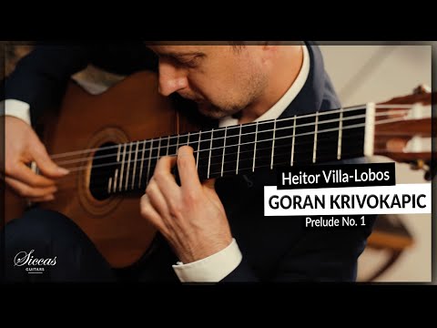 Goran Krivokapic plays Prelude No. 1 by Heitor Villa-Lobos on Classical Guitar