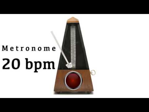 Metronome 20 bpm 🎼