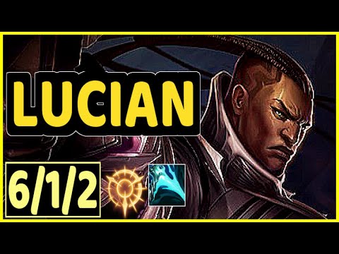 LUCIAN VS MISS FORTUNE - 6/1/2 KDA ADC GAMEPLAY CHALLENGER I