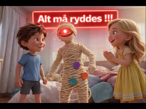 Klærne flyr i været! Syng og rydd med oss