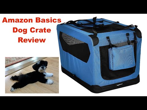 Review - Amazon Basics Premium Folding Portable Soft Pet Crate - 30"