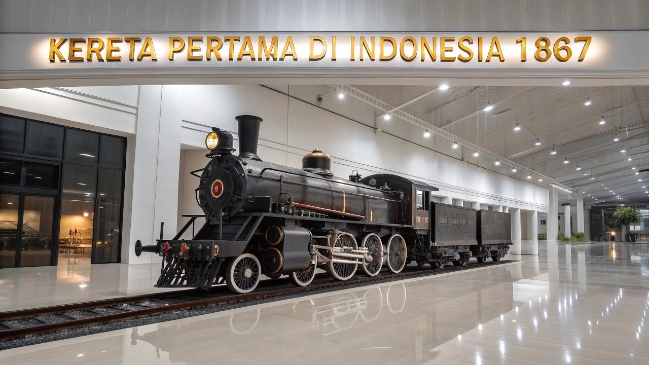 🚂 Sejarah Kereta Pertama di Indonesia | Lokomotif Uap NIS 1 (1867)