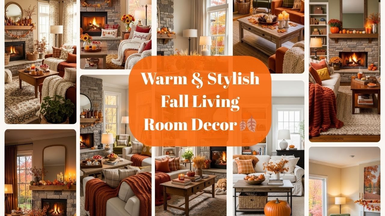 30 Cozy Fall Living Room Decor Ideas for a Warm & Stylish Home 2025